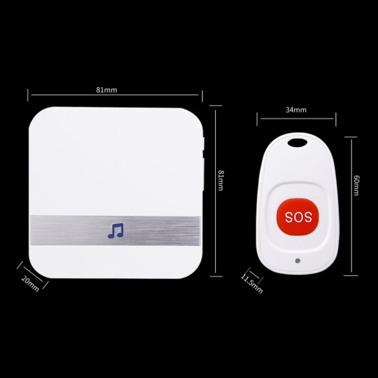 CACAZI C1 Smart Home Wireless Remote Control Doorbell CACAZI C1 Smart Home Wireless Remote Control Doorbell